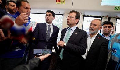 Yüzde 100 Elektrikli, 420 Kişilik Çevreci Metrobüsün Test Sürüşüne Ekrem İmamoğlu Tanıklık Etti