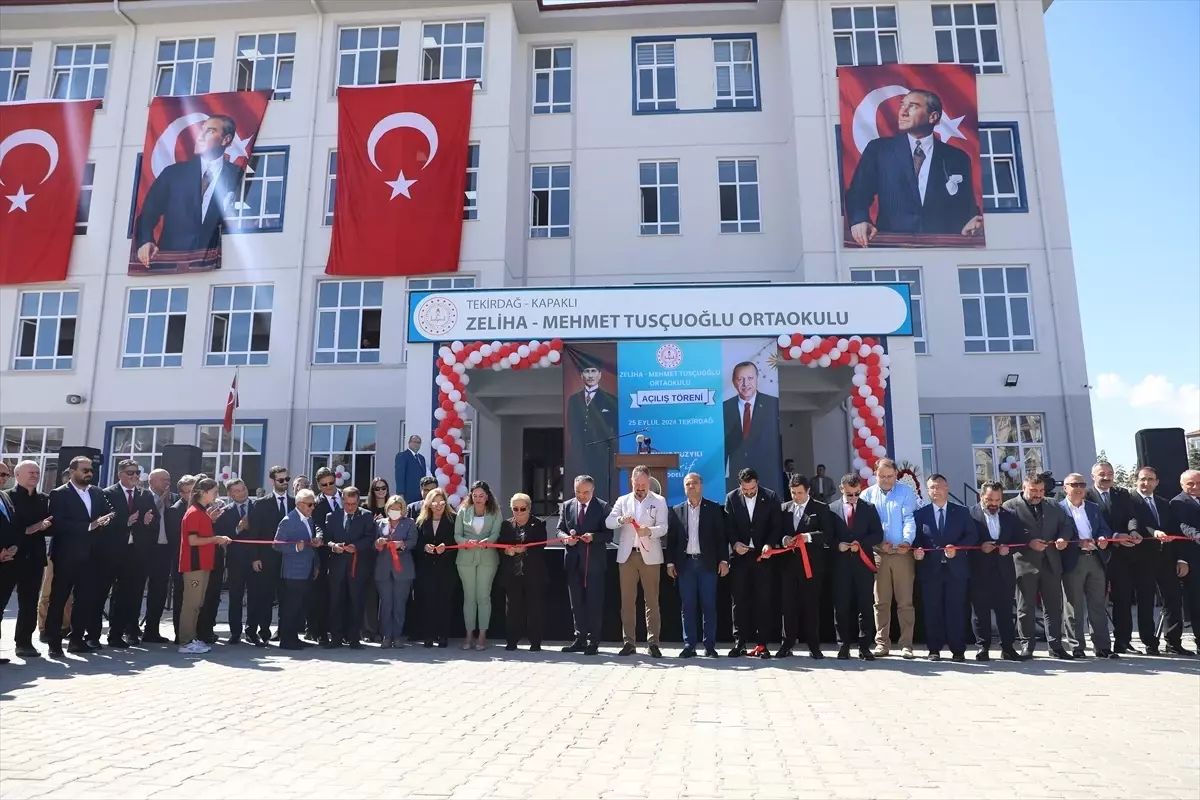 Tekirdağ’da Yeni Ortaokul Açıldı