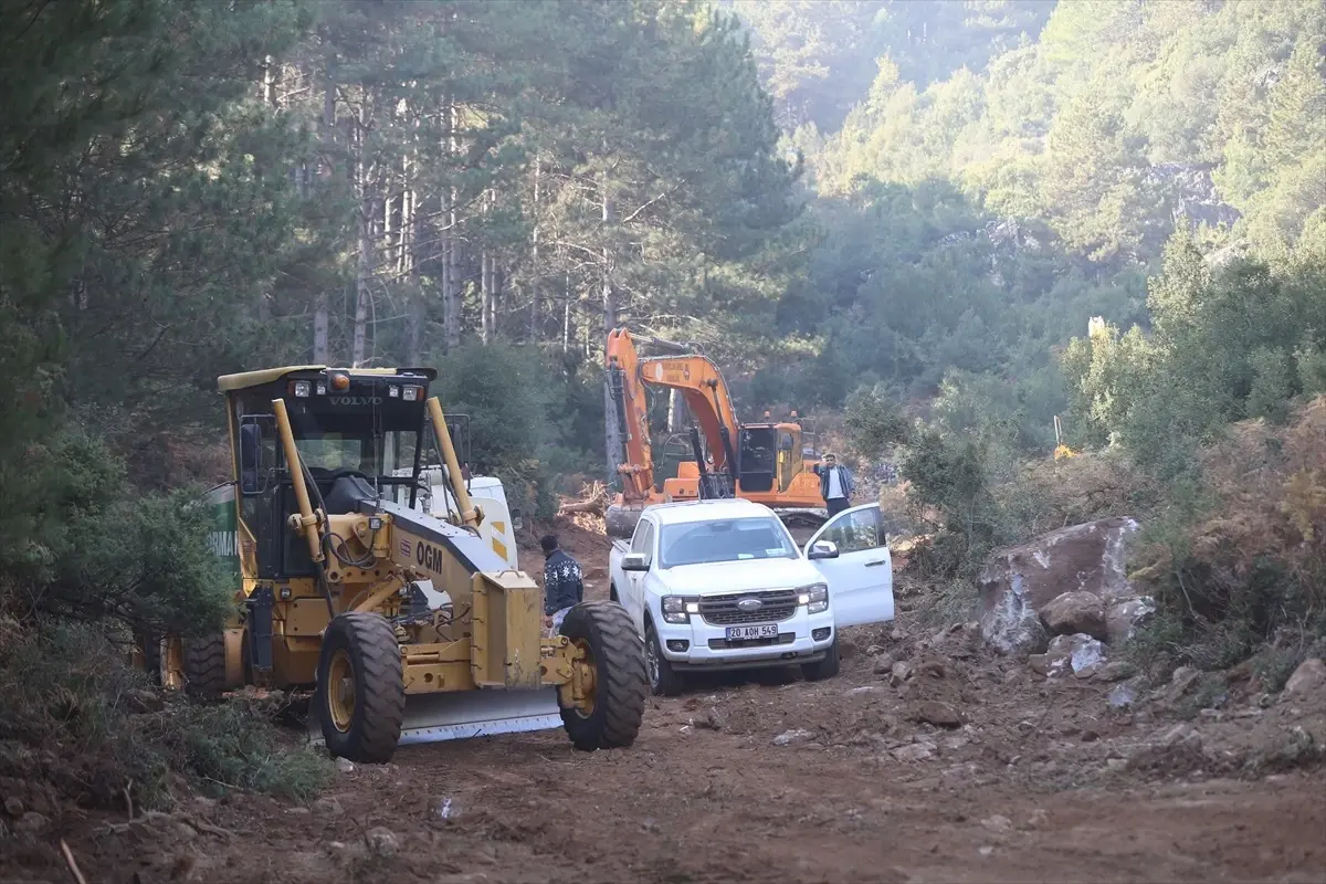 Denizli’de Orman Yangınına Müdahale